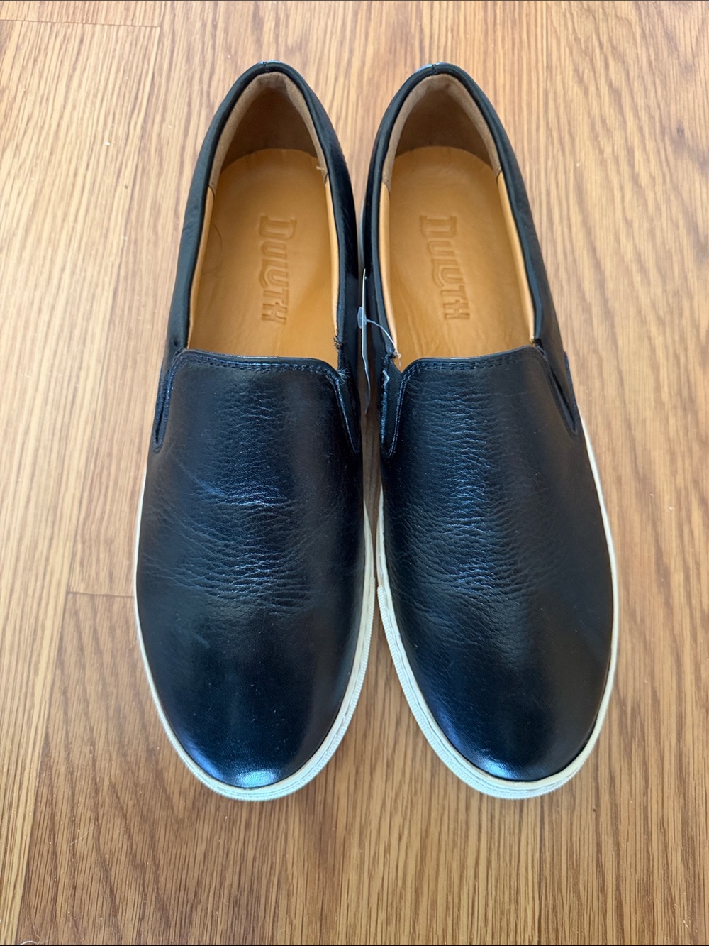 Duluth Trading Lifetime Leather Slip-On Sneakers Size 9.5